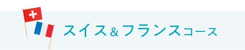 スイス＆フランスコース